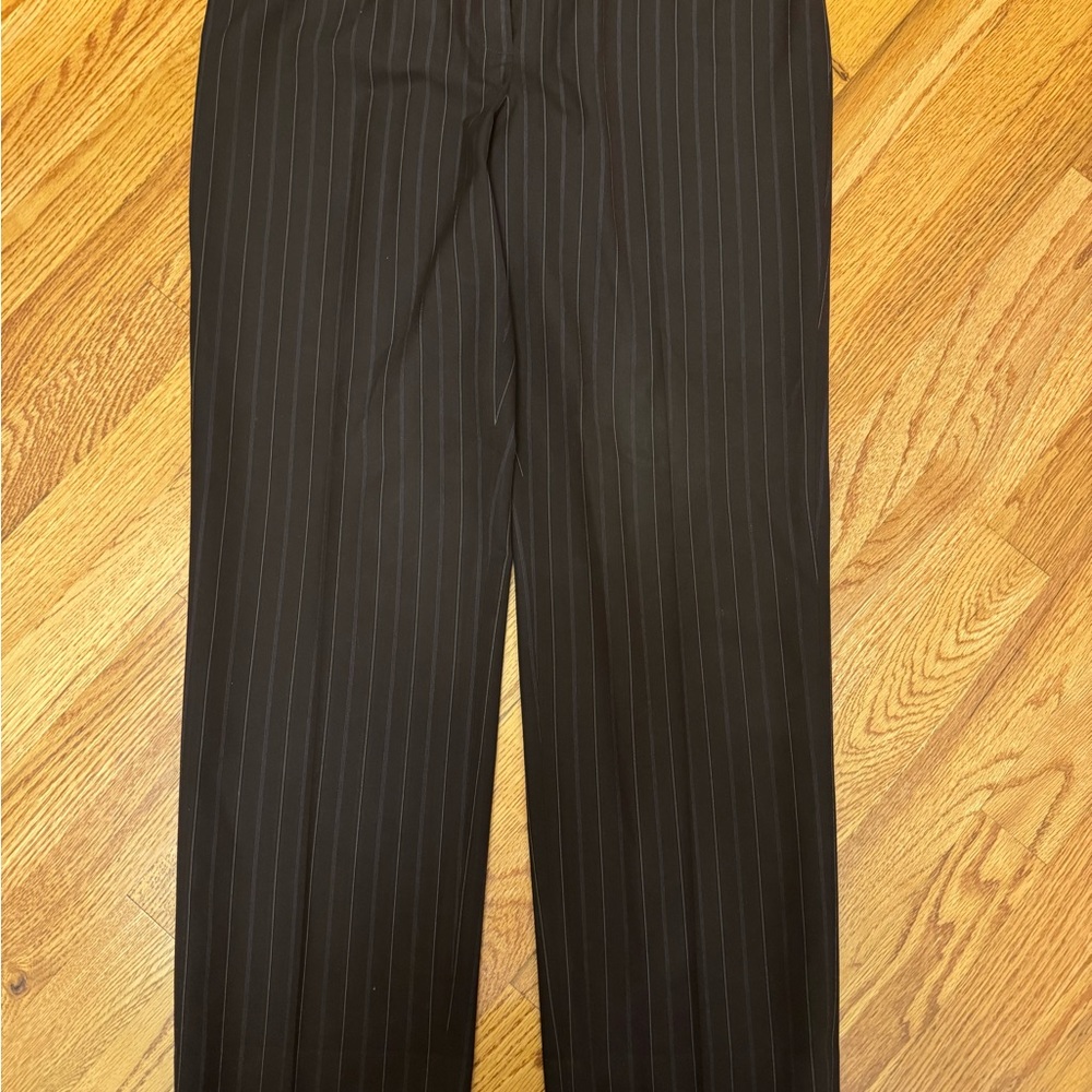 Jones New York Dark Brown Stretch Trousers